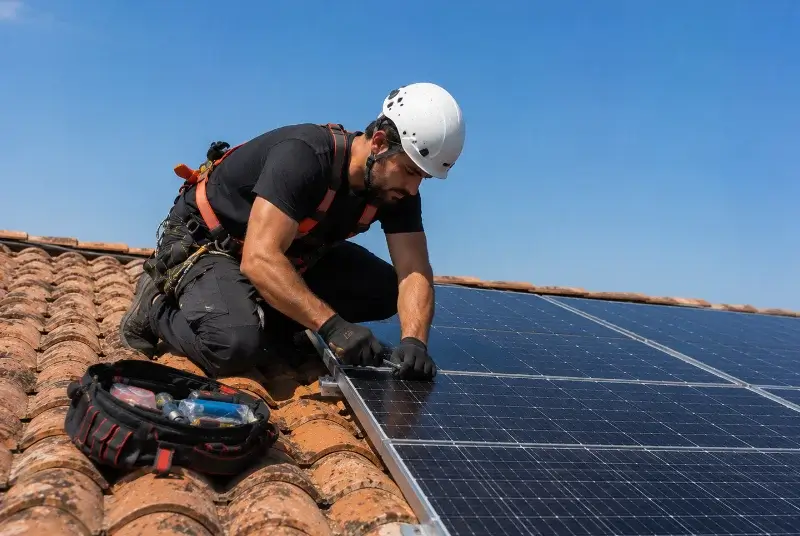 Maintenance et monitoring de panneaux solaires à Saint-Julien